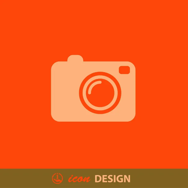 Abstracte pictograph van camera — Stockvector