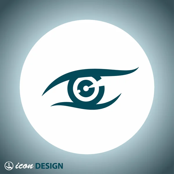 Pictografía abstracta del ojo — Vector de stock