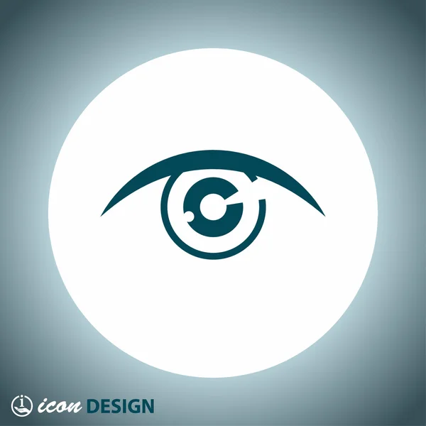 Abstraktní ikona oka — Stockový vektor