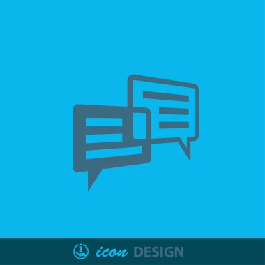 mesaj veya sohbet soyut resim