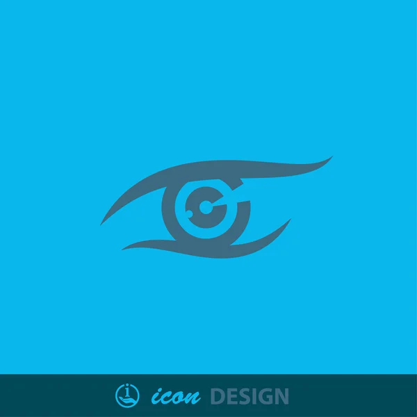 Imagem do ícone do conceito de olho — Vetor de Stock
