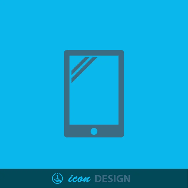 Абстрактный пиктограф планшета — стоковый вектор