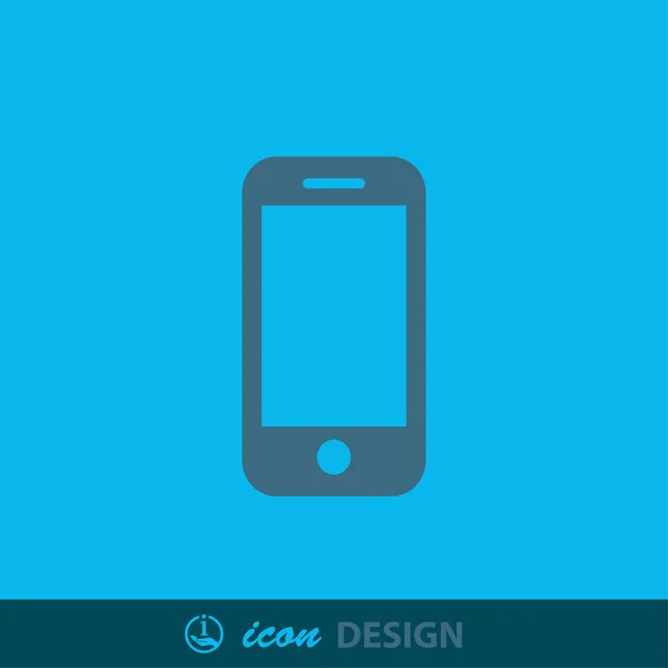 Абстрактный пиктограф мобильного телефона — стоковый вектор