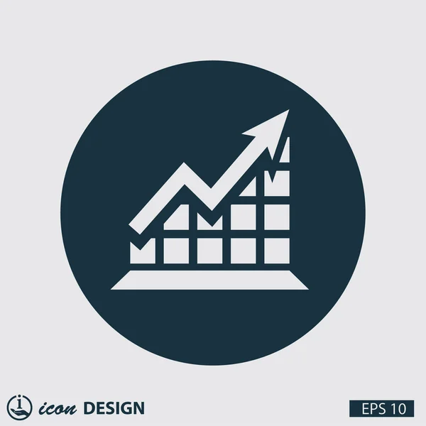 Pictografía abstracta del gráfico — Archivo Imágenes Vectoriales