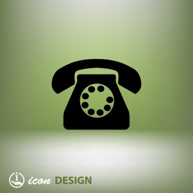 Telefonun soyut resim.