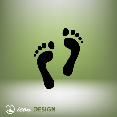 Ekibimizi ayak izleri kavramı simgesinin