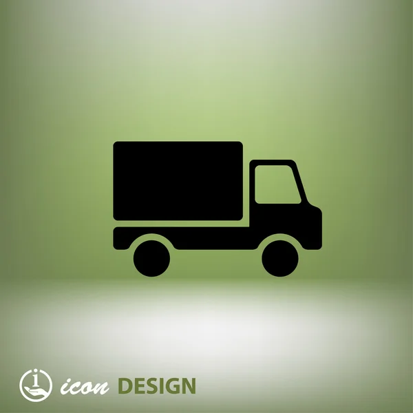 Pictografía del icono del concepto de camión — Archivo Imágenes Vectoriales