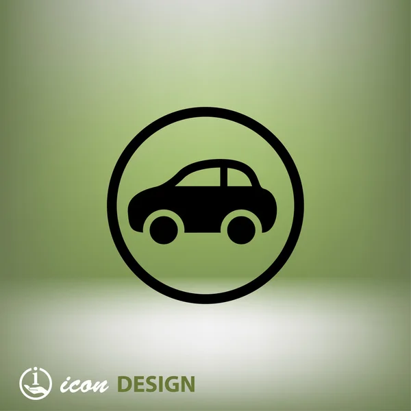 Pictografía abstracta del coche — Vector de stock