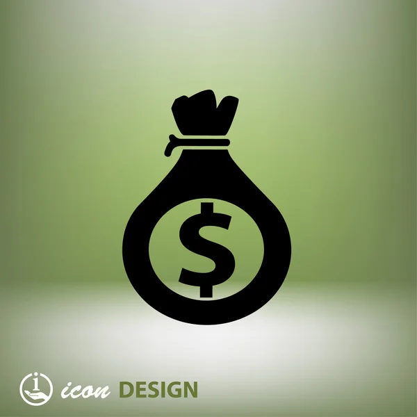 Pictograph of money concept icon — Stock Vector