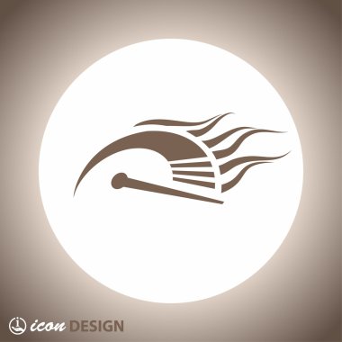 hız göstergesi, soyut resim.