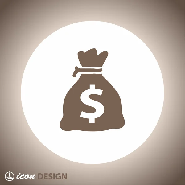 Pictograph van geld concept pictogram — Stockvector