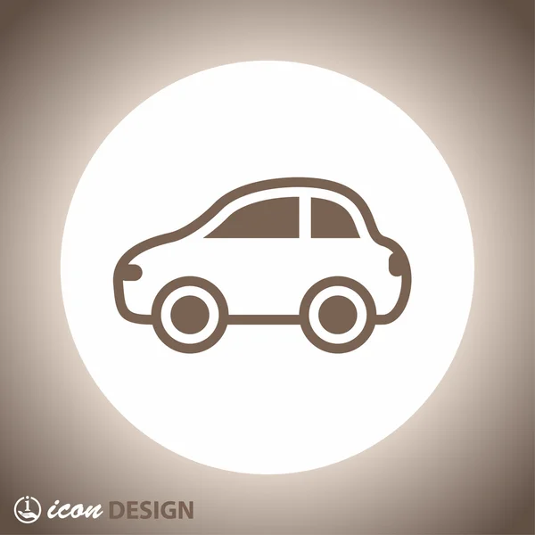 Abstract pictograph of car. — Stock Vector