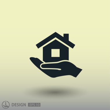 Ekibimizi ev concept simgesinin