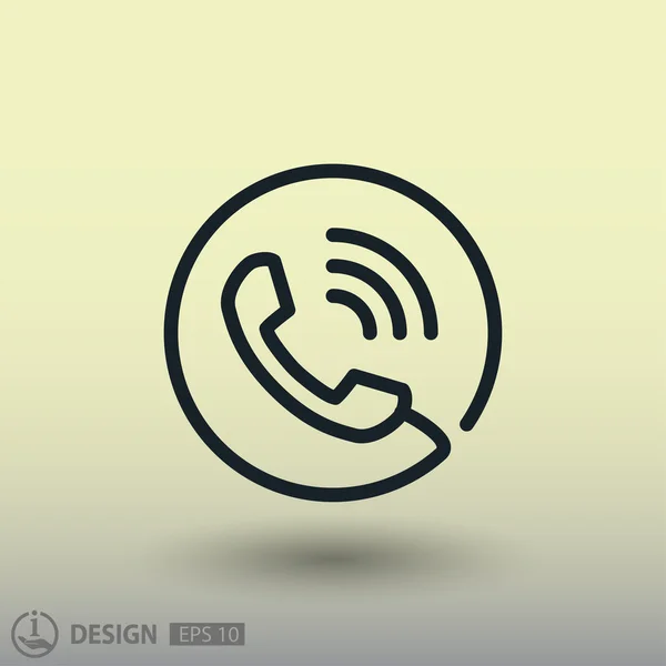 設計のための携帯電話の絵文字 — ストックベクタ