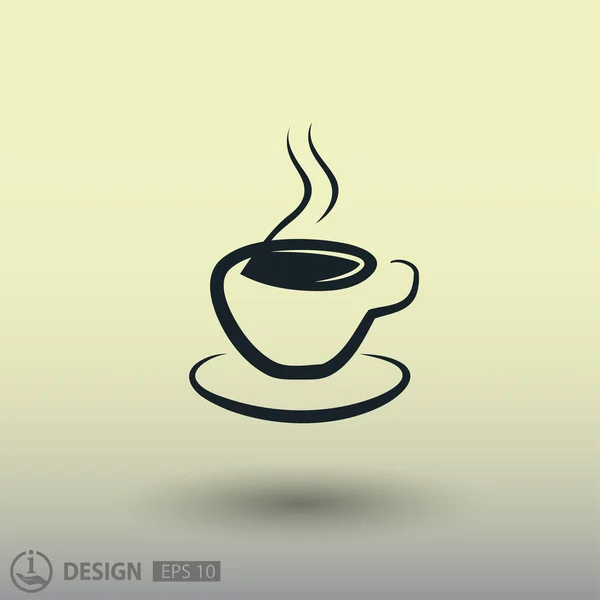 絵文字デザインのカップ — ストックベクタ