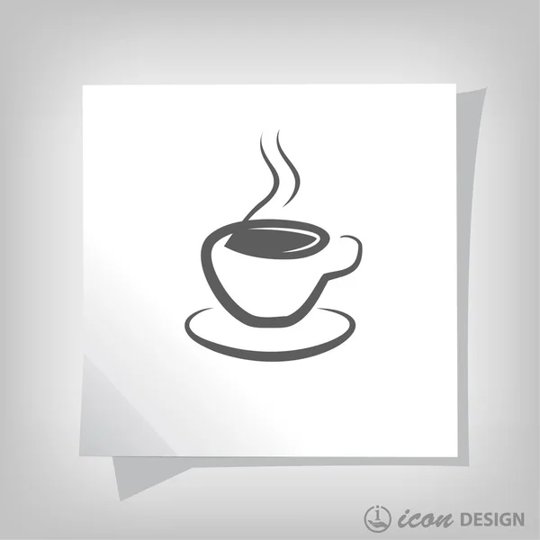 絵文字デザインのカップ — ストックベクタ