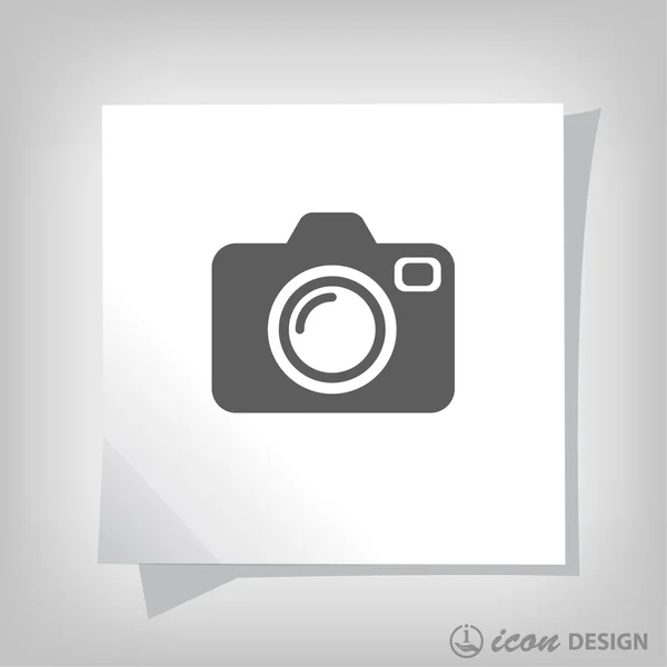 Pictograph of camera  for design — Stock Vector