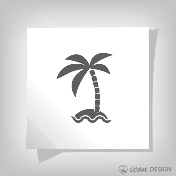 象形文的岛屿设计 — 图库矢量图片