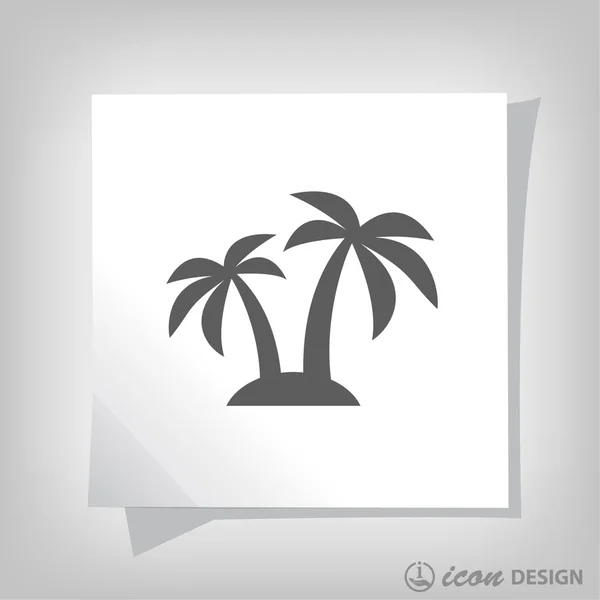 Pictografía de isla para diseño — Vector de stock
