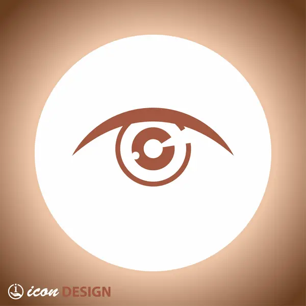Pictogramme de l'œil humain — Image vectorielle