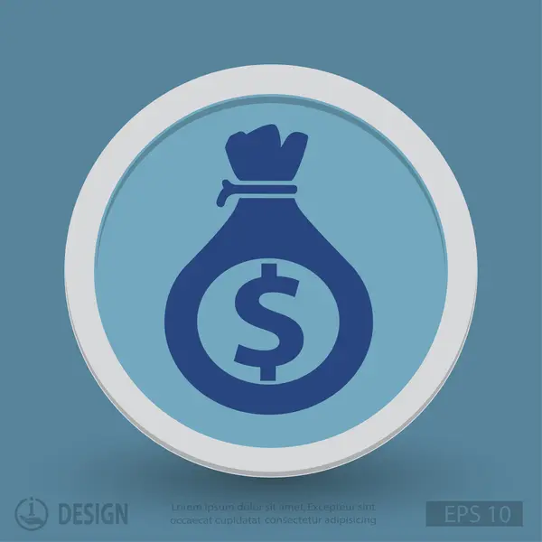 Pictografía de dinero para el diseño — Vector de stock