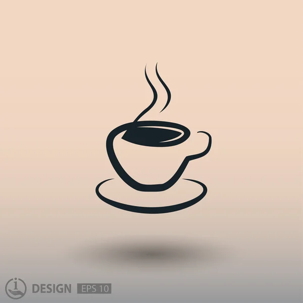 Pictograph Cup för design. — Stock vektor