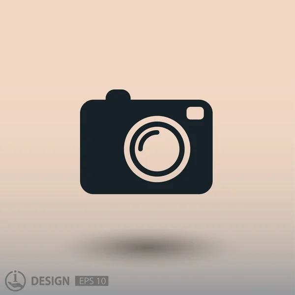 Pictografía de cámara para diseño . — Vector de stock