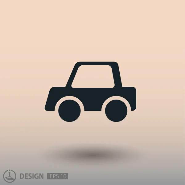 Pictografía de coche para el diseño . — Vector de stock