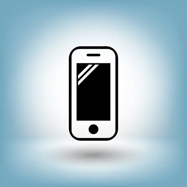 Pictograph van mobiele voor ontwerp. — Stockvector