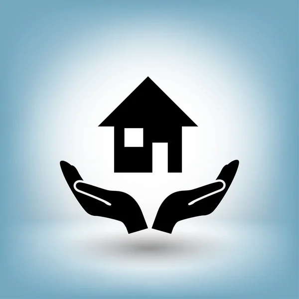 Pittogramma del concetto di casa — Vettoriale Stock