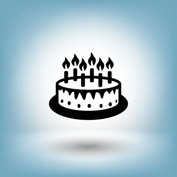 Doğum günü pastası ekibimizi — Stok Vektör