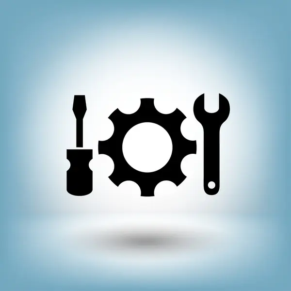 Ikona průmyslových zařízení — Stockový vektor