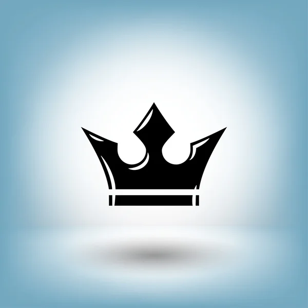 Piktogramm der Krone zur Gestaltung. — Stockvektor