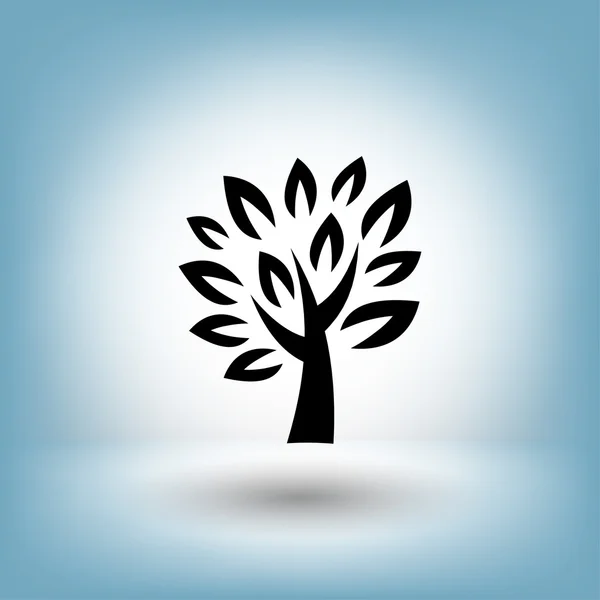 Piktogram drzewa dla projektu — Wektor stockowy