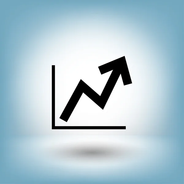 Pictograph business Graph — Stock vektor