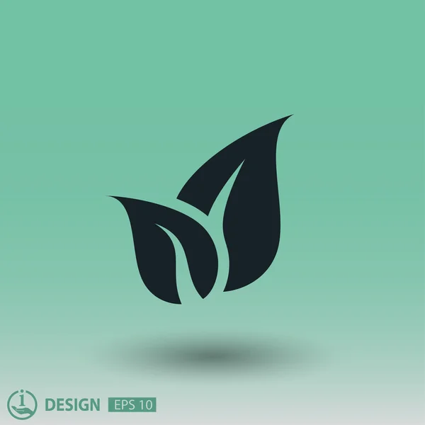 Ikona Eco design — Stockový vektor