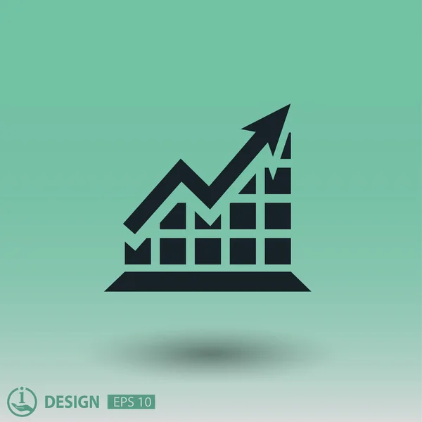 İş grafik resim — Stok Vektör