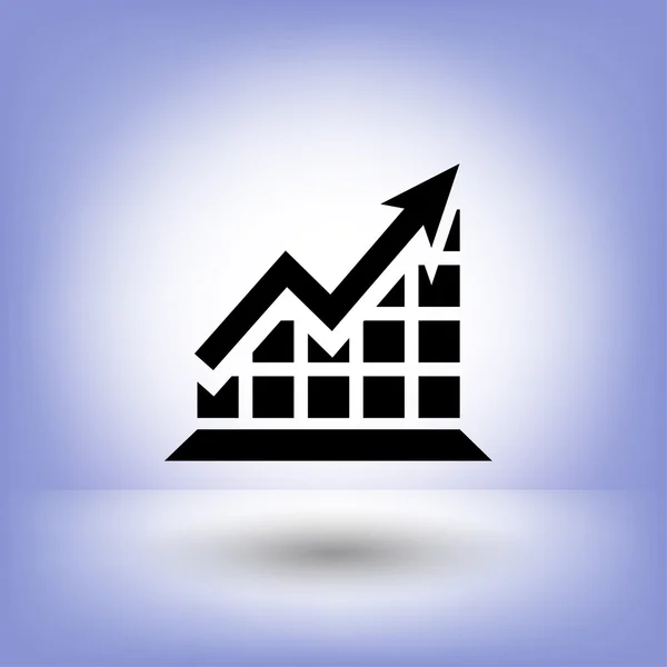 Pictografía del gráfico de negocios — Archivo Imágenes Vectoriales