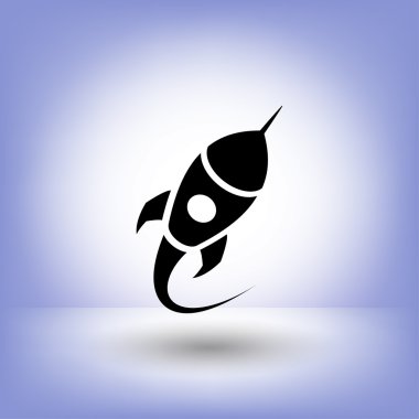 Roket simgesi tasarım için