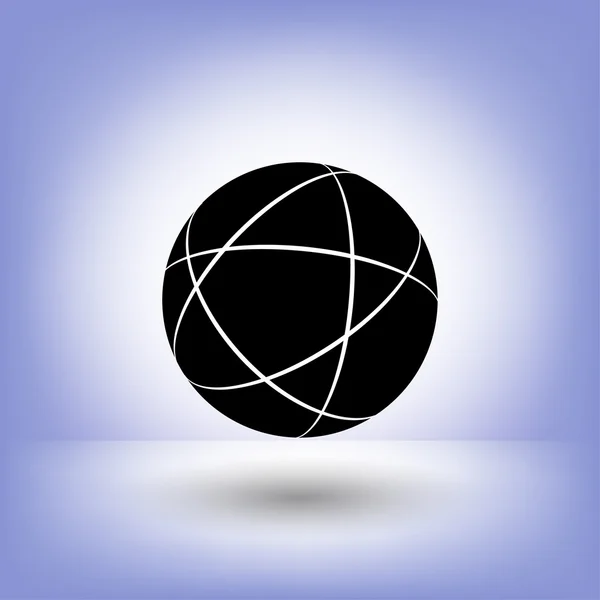 Pictografía de globo para el diseño — Vector de stock