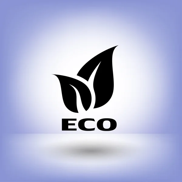 Pictograph van eco voor ontwerp — Stockvector