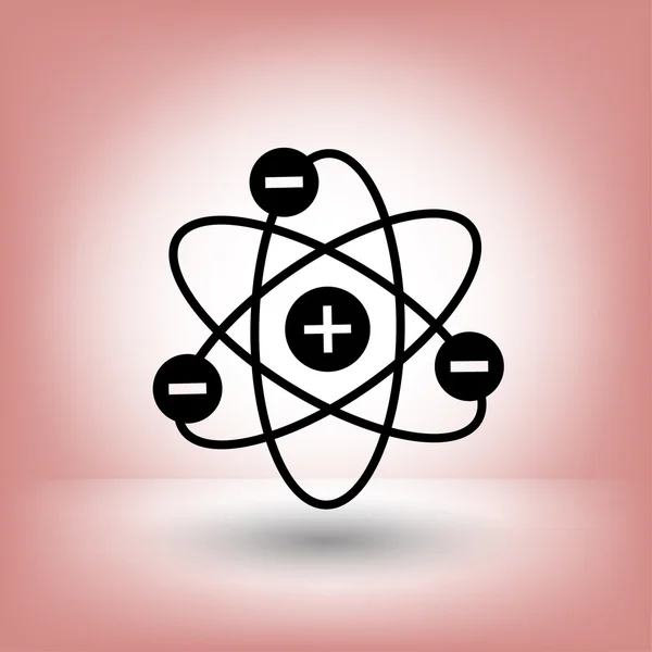 Pictograph av atom för design. — Stock vektor