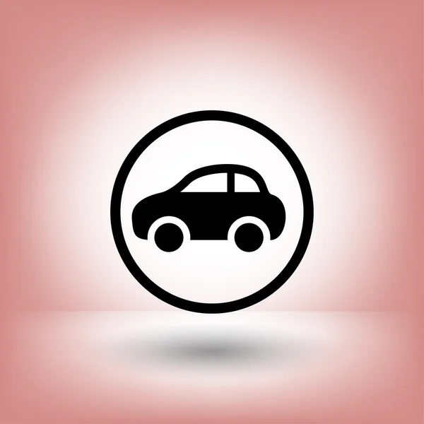 Pictogramme de voiture pour le design — Image vectorielle