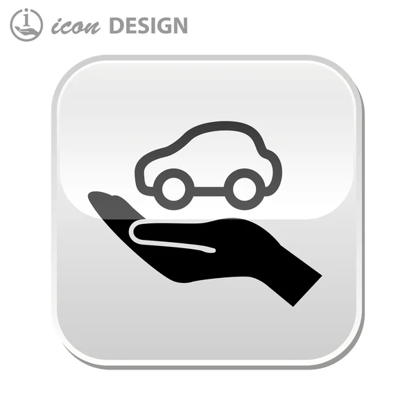 Auto pictogram — Stockvector