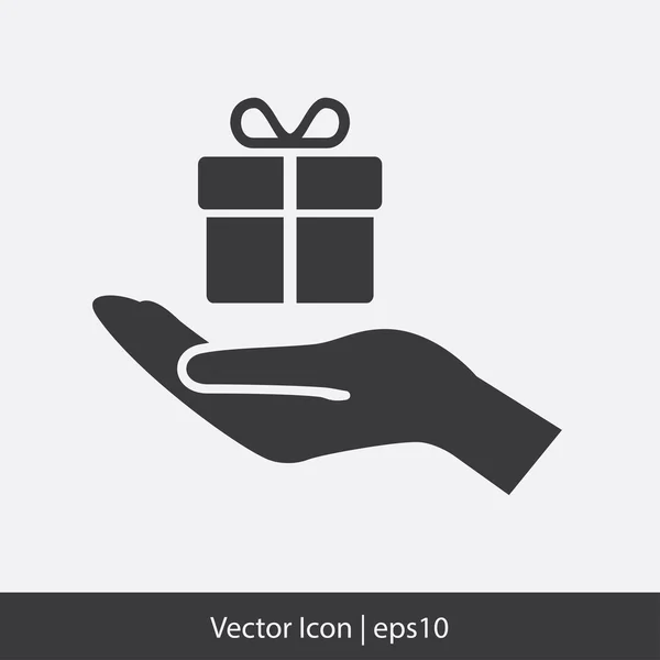 Icône cadeau — Image vectorielle