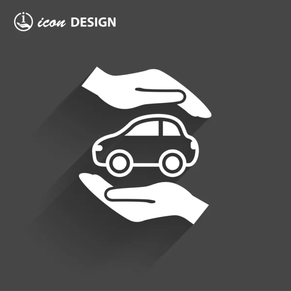 Auto pictogram — Stockvector