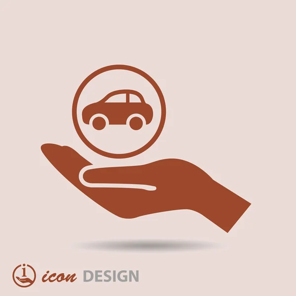 Icono del coche — Archivo Imágenes Vectoriales