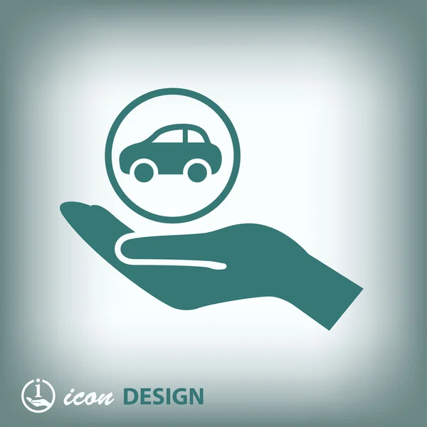 Icono del coche — Vector de stock