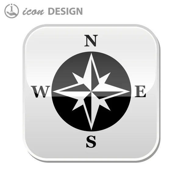 Compass icon — Stock Vector