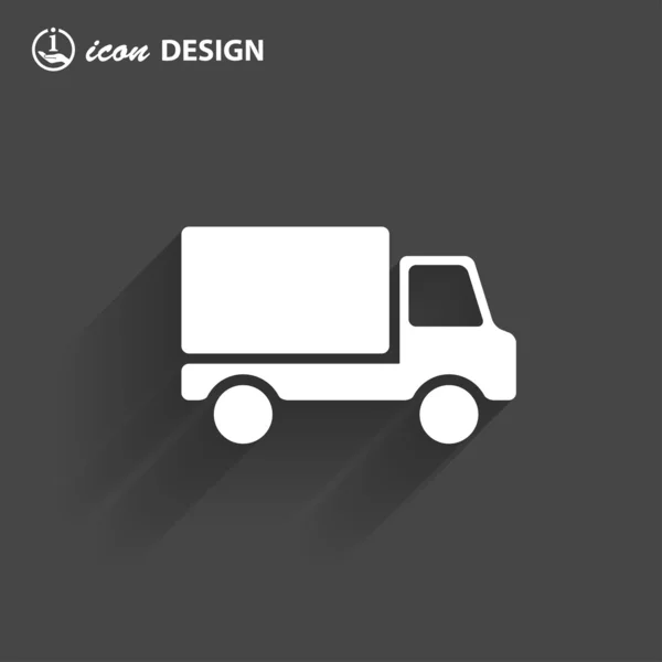 Ikonen för lastbilar — Stock vektor